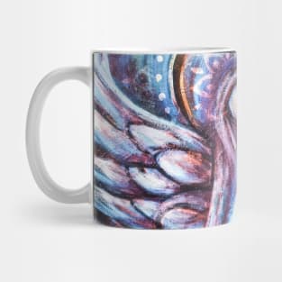 Watercolor Blue Angel Mug